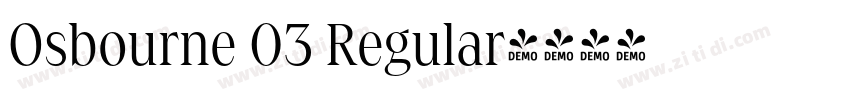 Osbourne 03 Regular字体转换